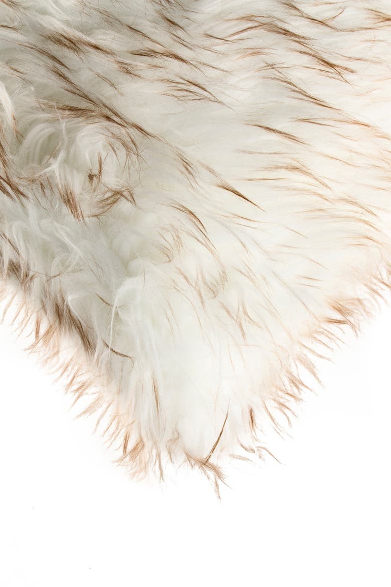 Belton Faux Fur Pillow - Set of 2 - 12" x 20", Alternate, color, GRADIENT TAN