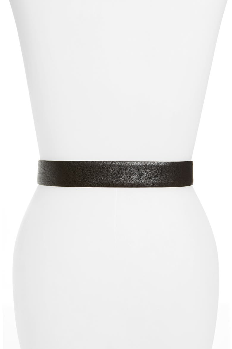 Feather Edge Belt, Alternate, color, BLACK