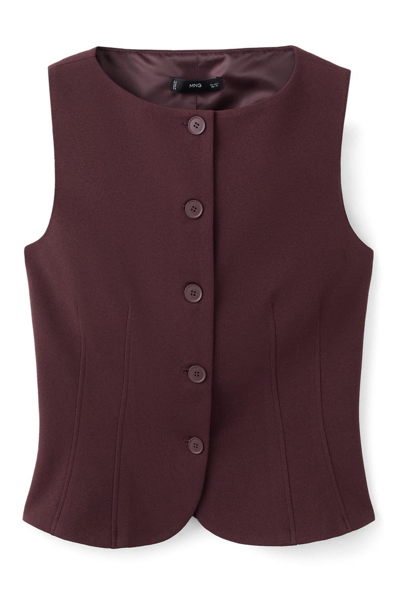 Suit Vest, Alternate, color, BURGUNDY