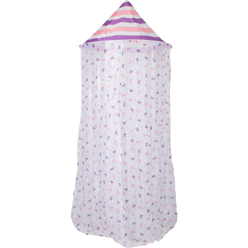 Pacific Play Tents Butterfly Hanging Canopy in Purple White  product