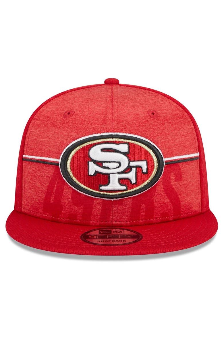 New Era Men's New Era Scarlet San Francisco 49ers 2023 NFL Training Camp 9FIFTY Snapback Hat, Alternate, color, 
