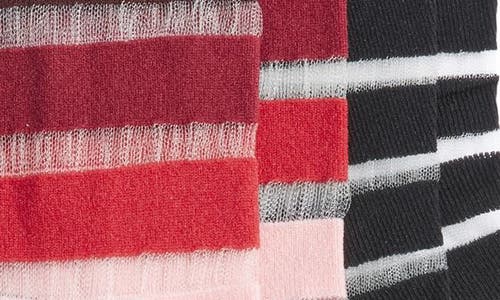 K. Bell Socks K Bell Socks Assorted 2-pack Sheer Stripe Crew Socks In Multi