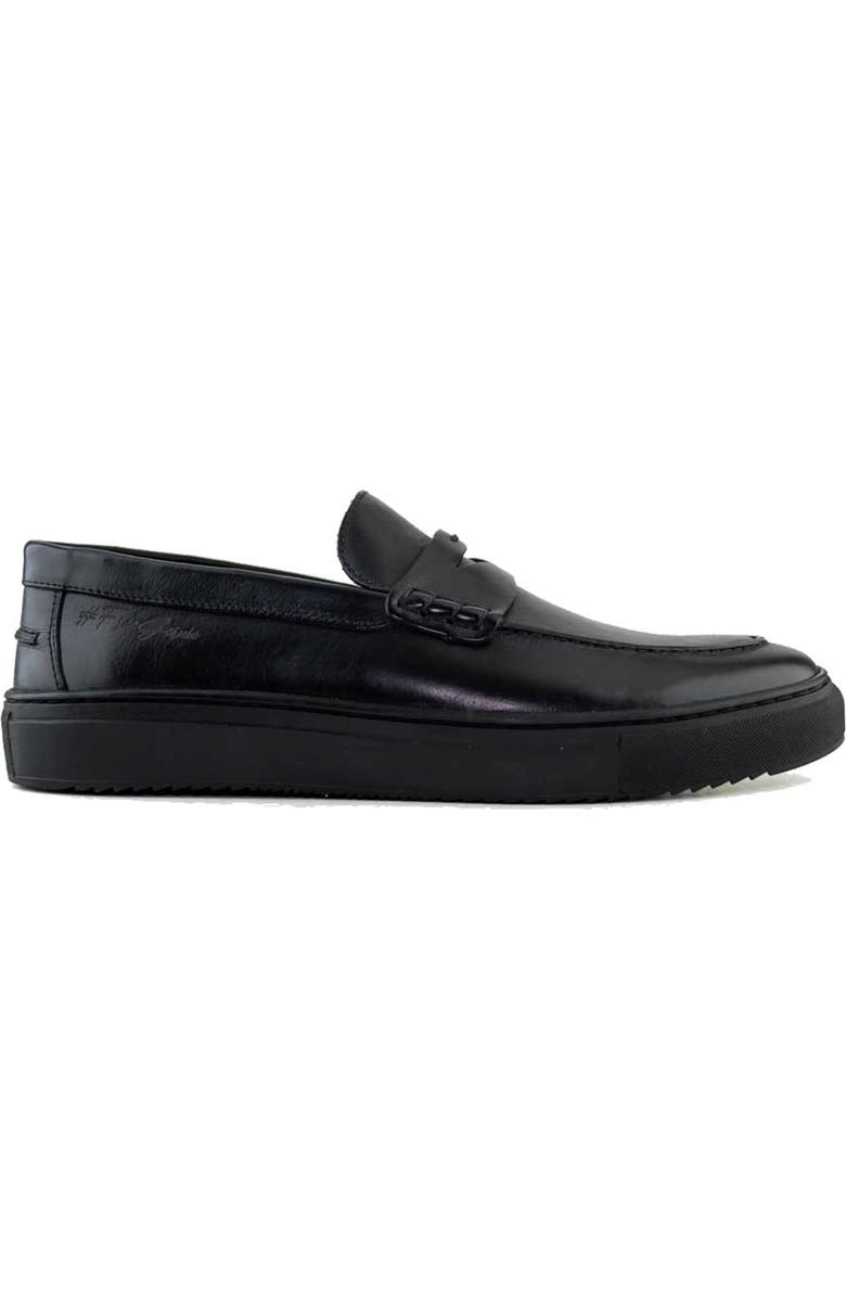 Gernie 22S Penny Loafer, Alternate, color, Black Napa
