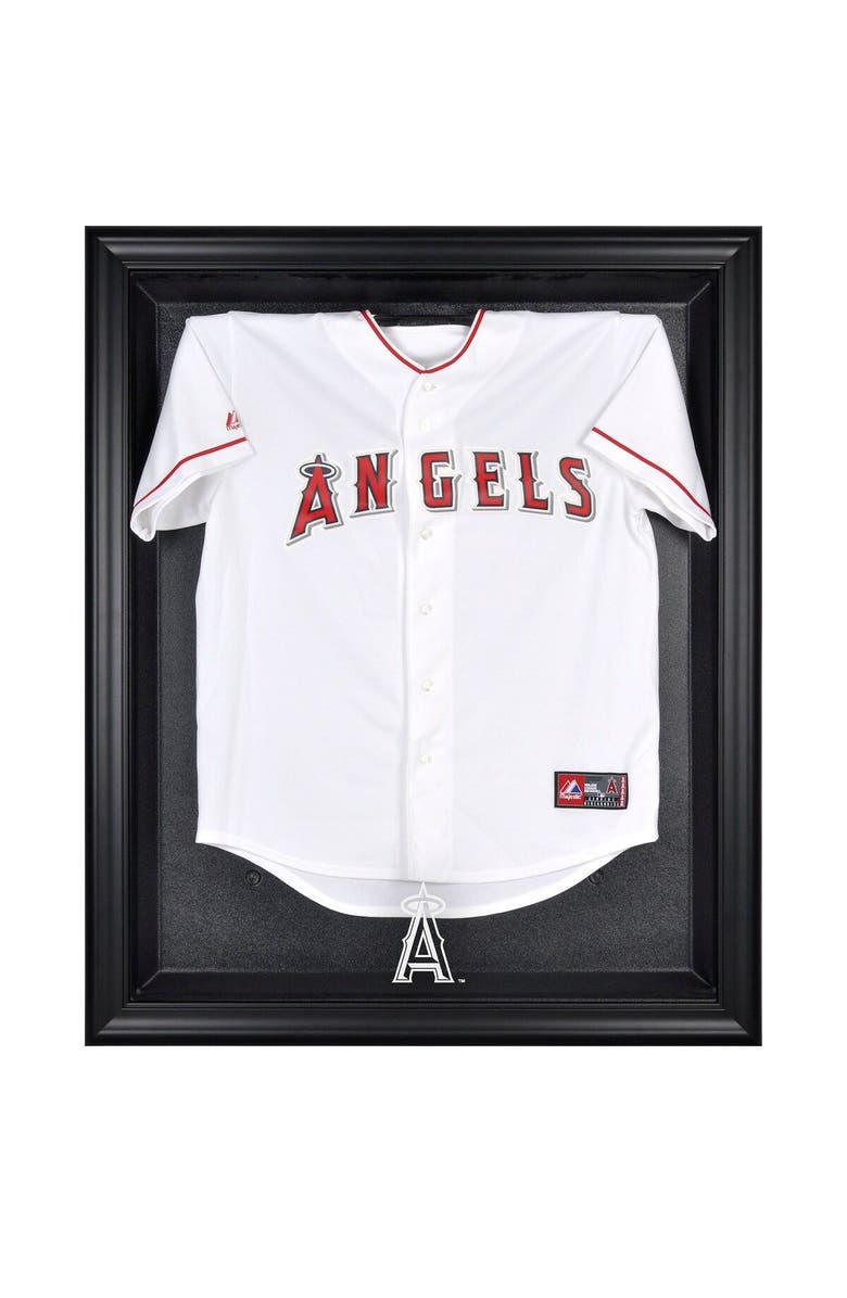 FANATICS AUTHENTIC Los Angeles Angels Black Framed Logo Jersey Display Case, Main, color, 