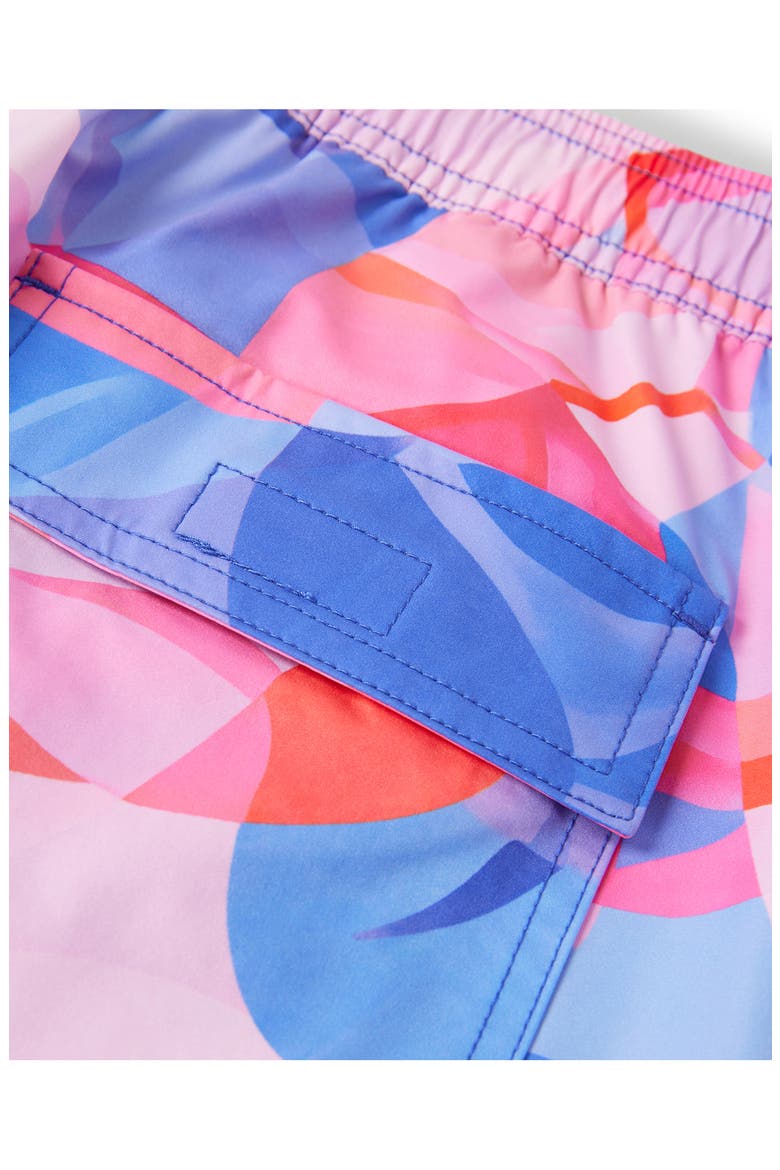 Norridge Print Swim Trunks, Alternate, color, PINK GLOW