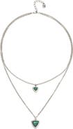 UNODE50 Green Triangle Pendant Necklace