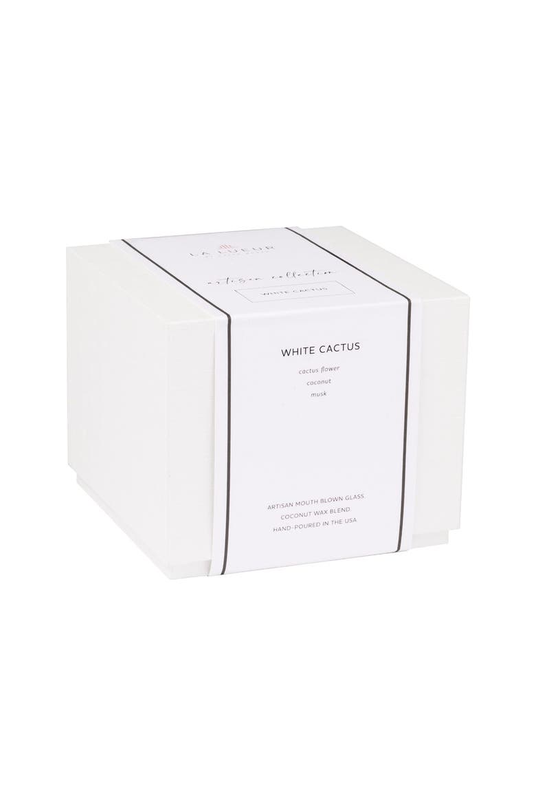 White Cactus Candle, Alternate, color, 3-wick | 130 hrs
