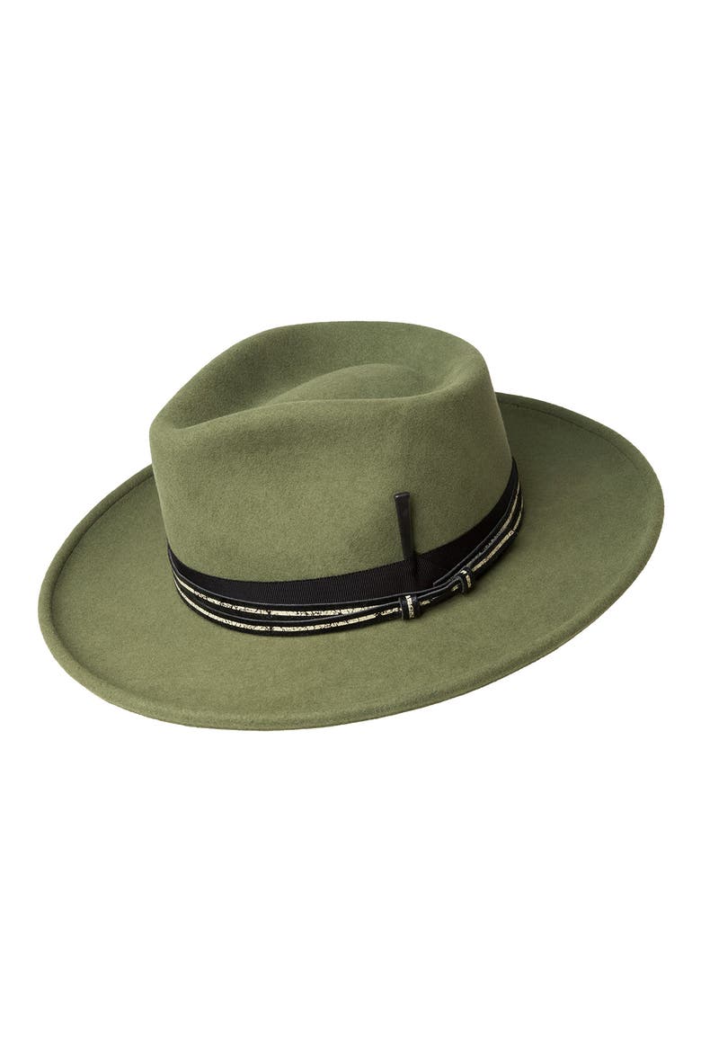Klinger LiteFelt® Wool Fedora, Main, color, KELP