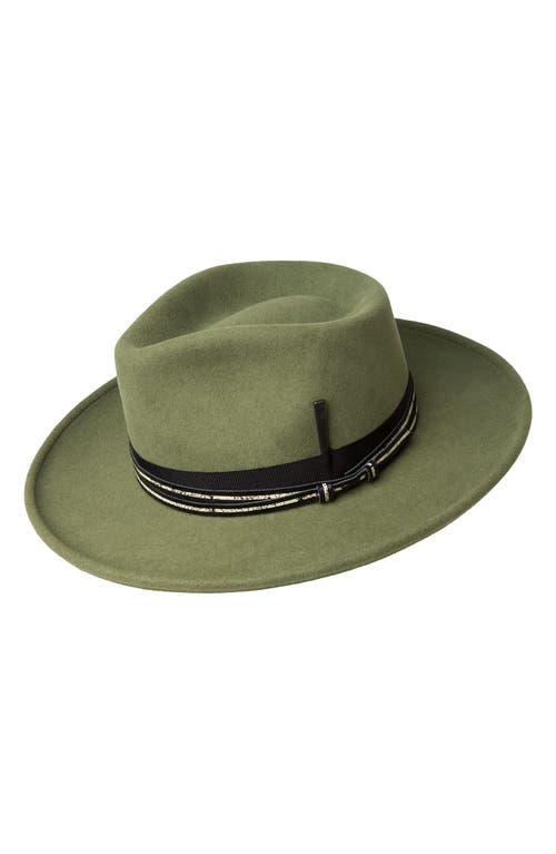 Bailey Klinger LiteFelt® Wool Fedora in Kelp 