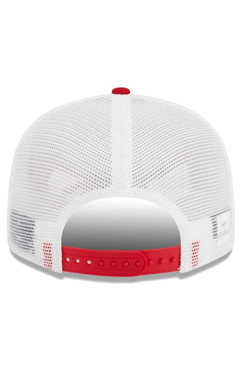 New Era Men's New Era Red Tampa Bay Buccaneers Tear Trucker 9FIFTY Snapback Hat, Alternate, color,