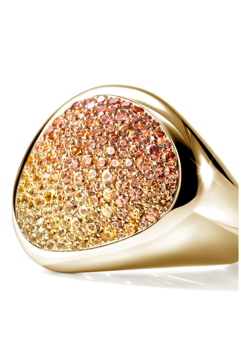 Artisan Series 18k Gold Sapphire Pebble Ring, Alternate, color, GOLD