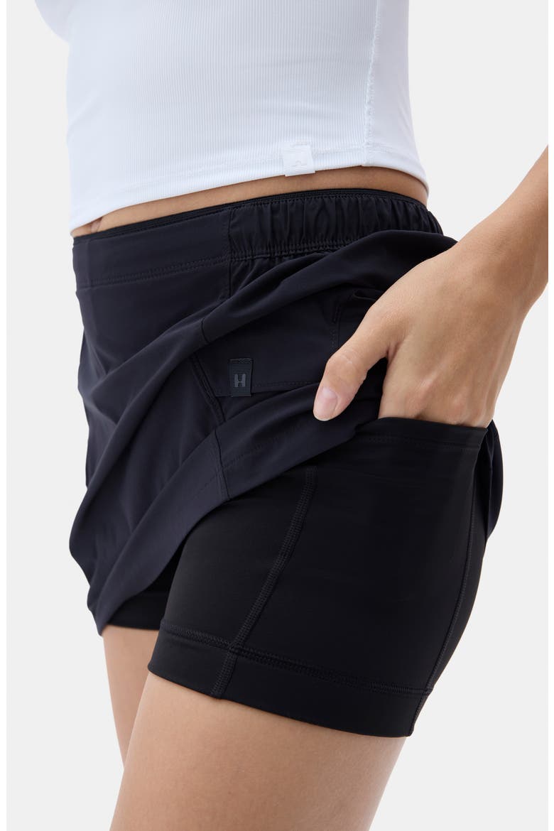 Gwen Skort, Alternate, color, BLACK