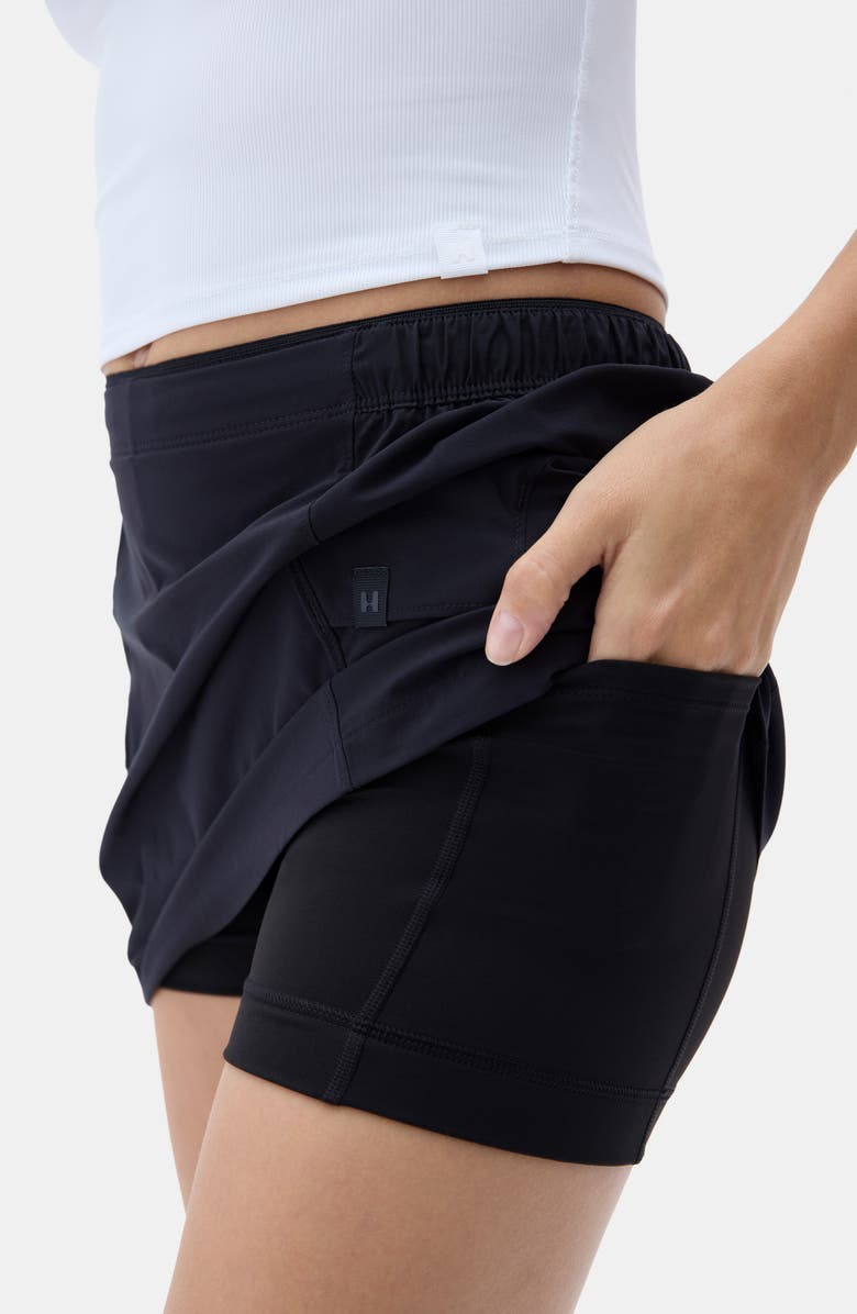 Halfdays Gwen Skort, Alternate, color, Black