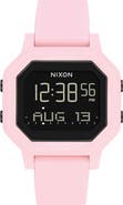Nixon Siren Digital Recycled Plastic Strap Watch, 36mm