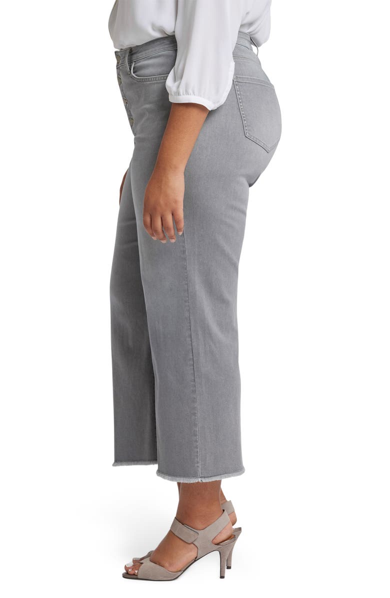 NYDJ Teresa Frayed High Waist Ankle Wide Leg Jeans, Alternate, color, 