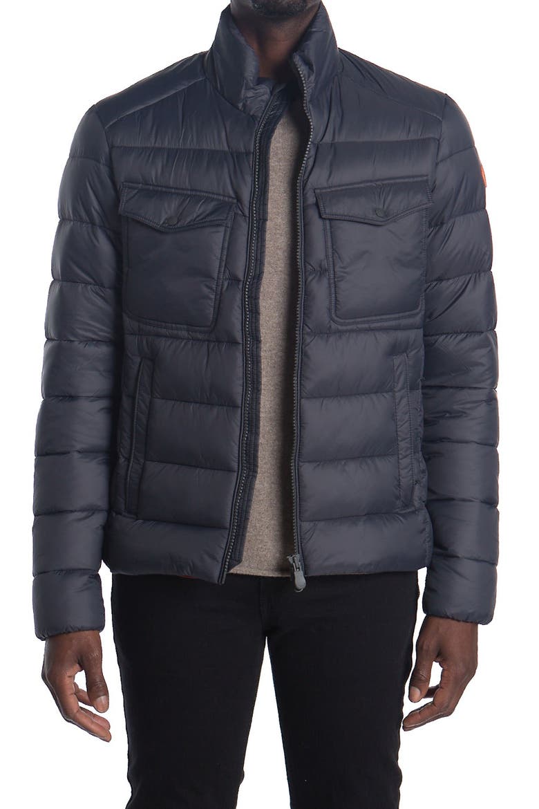 Quilted Puffer Jacket, Main, color, 1177 GREY