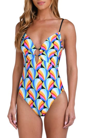 Sunshine 79 Hang Loose O-ring One-piece Swimsuit In Multi