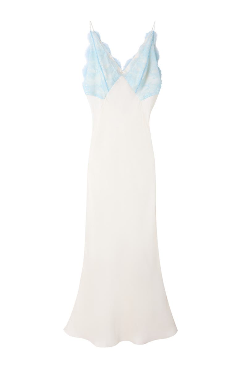 SANDRO Lingerie-style maxi dress, Alternate, color, Ecru