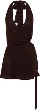 Vacay Swimwear Sirena Wrap Mini Dress