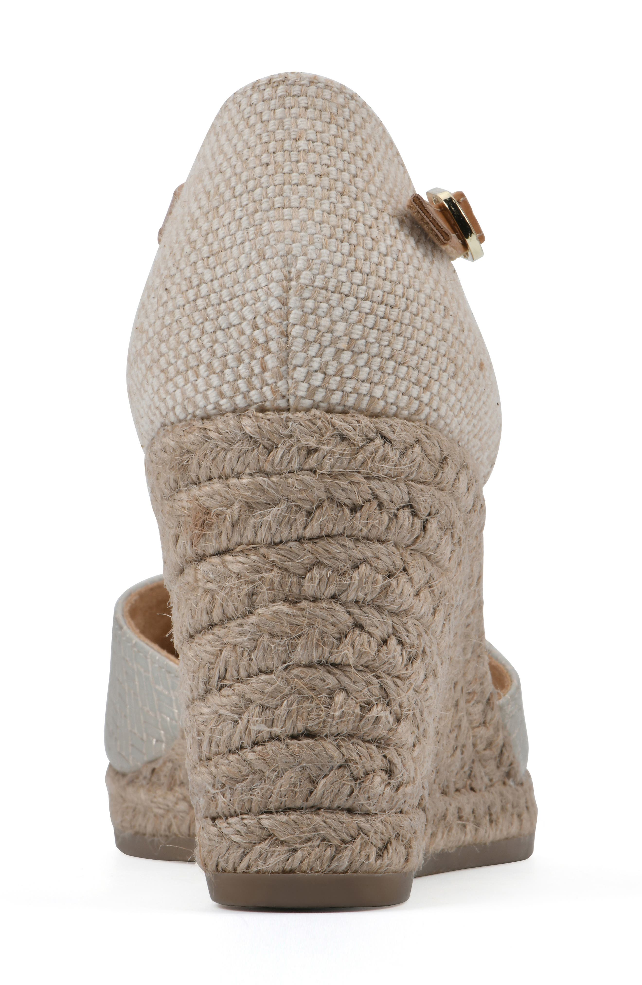 Mamba Espadrille Wedge Sandal - Wide Width, Alternate, color, GOLD/ METALLIC/ SMOOTH