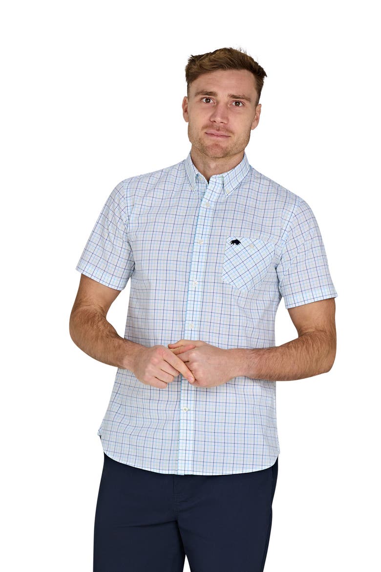 Short Sleeve Cotton Poplin Shirt, Main, color, White