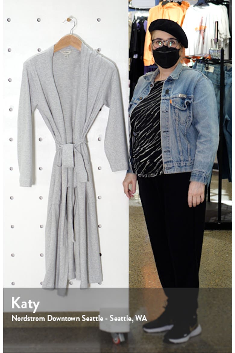 Women's Ultrasoft French Terry Wrap Robe video