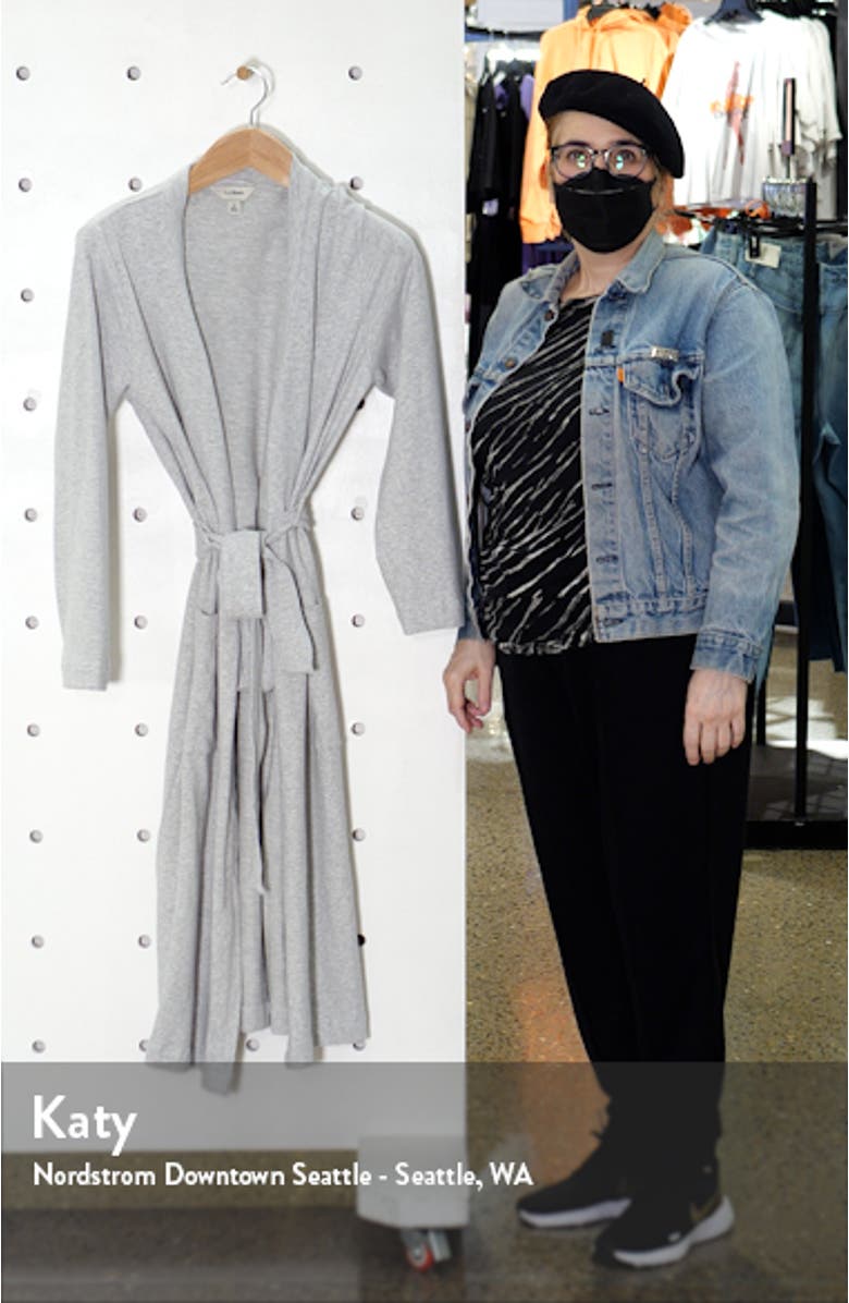 Women's Ultrasoft French Terry Wrap Robe, sales video thumbnail