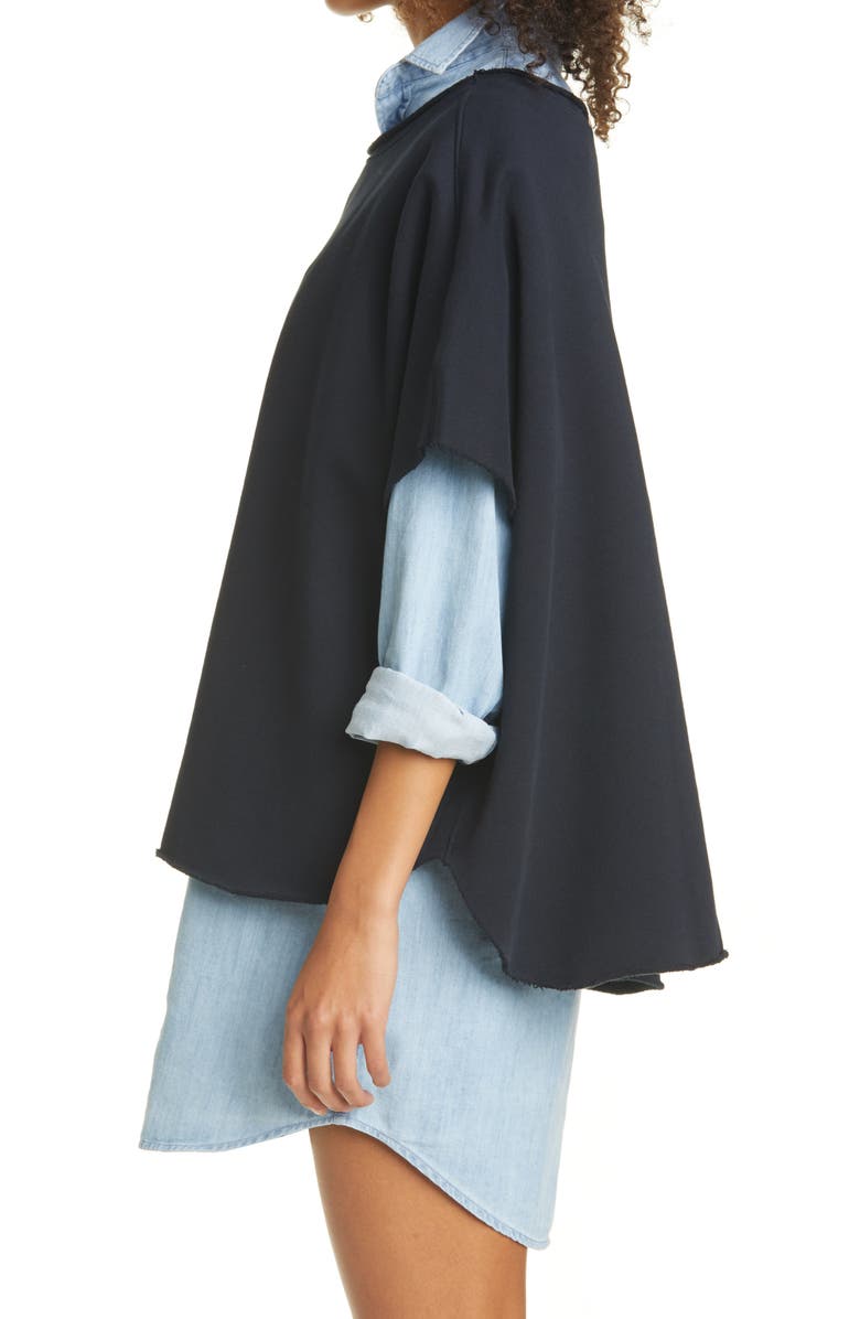 Frank & Eileen Olive Triple Fleece Original Capelet, Alternate, color, British Royal Navy