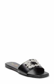 CHASE AND CHLOE Eve Embellished Slide Sandal