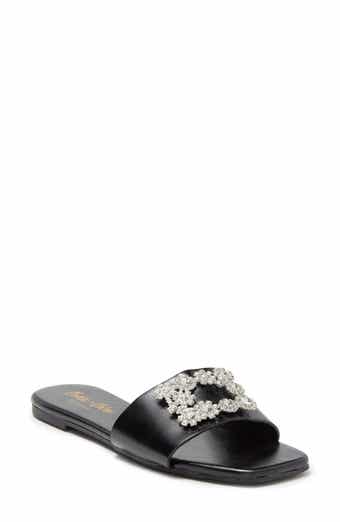 CHASE AND CHLOE Eve Embellished Slide Sandal