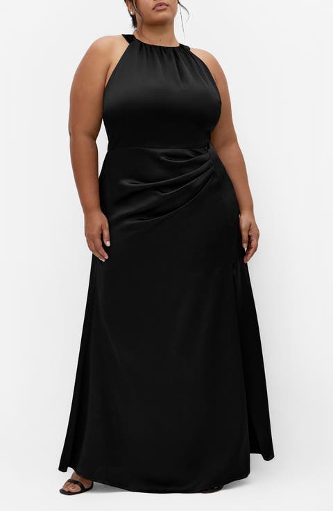 Celina Pleated Sleeveless Maxi Dress