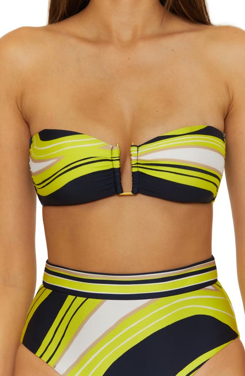 Trina Turk Serena Bandeau Bikini Top In Multi