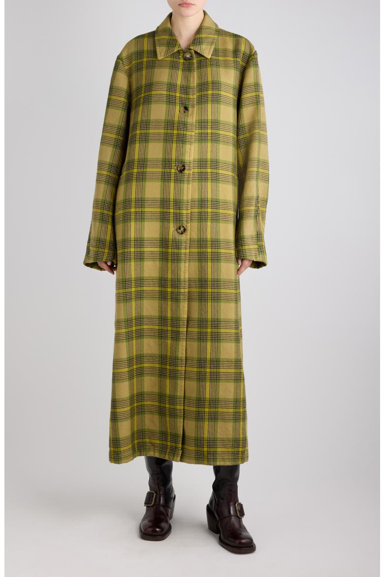 Raltonel Checked Wool Coat, Main, color, L.KHAKI