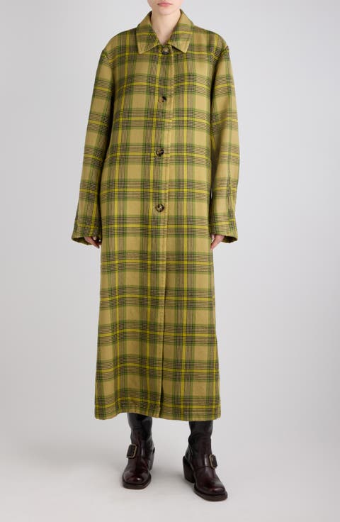 Raltonel Checked Wool Coat