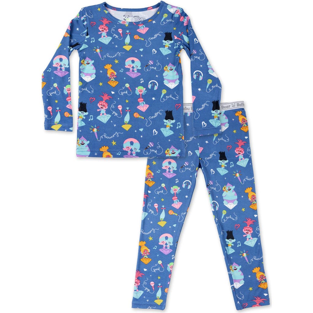 Bellabu Bear Kids' Trolls Music Set Of 2 Piece Pajamas In Trolls Music