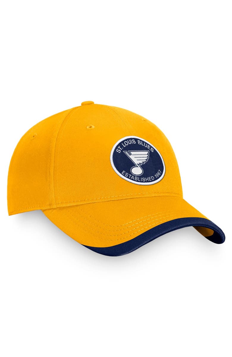 FANATICS Men's Fanatics Branded Gold St. Louis Blues Fundamental Adjustable Hat, Alternate, color, Gold