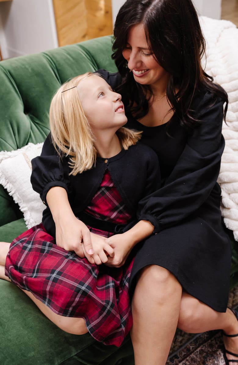 Hope & Henry Baby Girls' Organic Peter Pan Collar Party Dress, Infant, Main, color, 