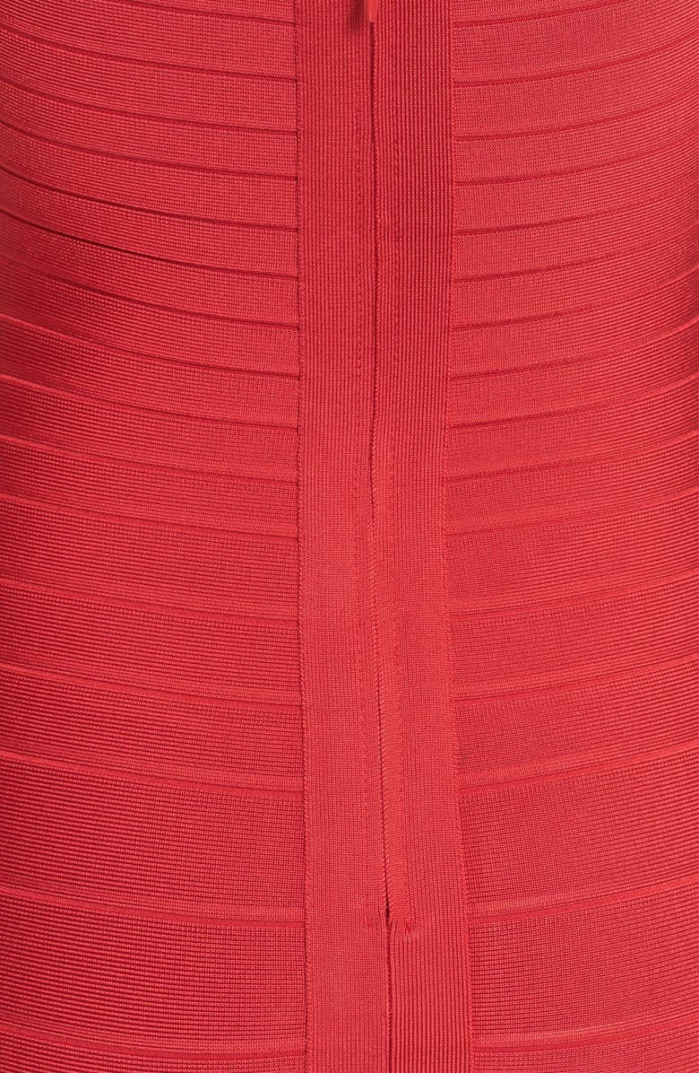 Herve Leger Open Back Bandage Dress, Alternate, color,