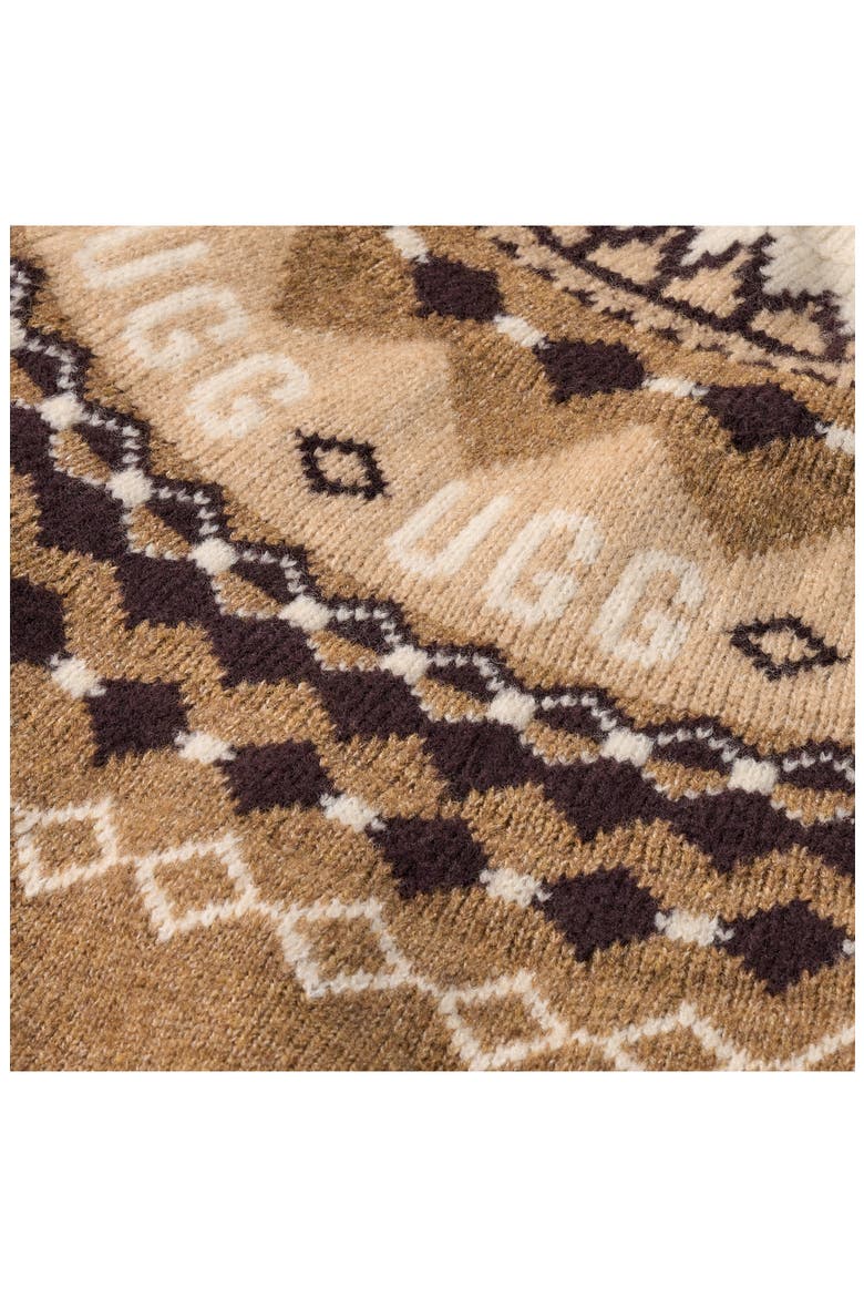 Braylee Uggisle Sweater, Alternate, color, COFFEE GROUNDS HEATHER