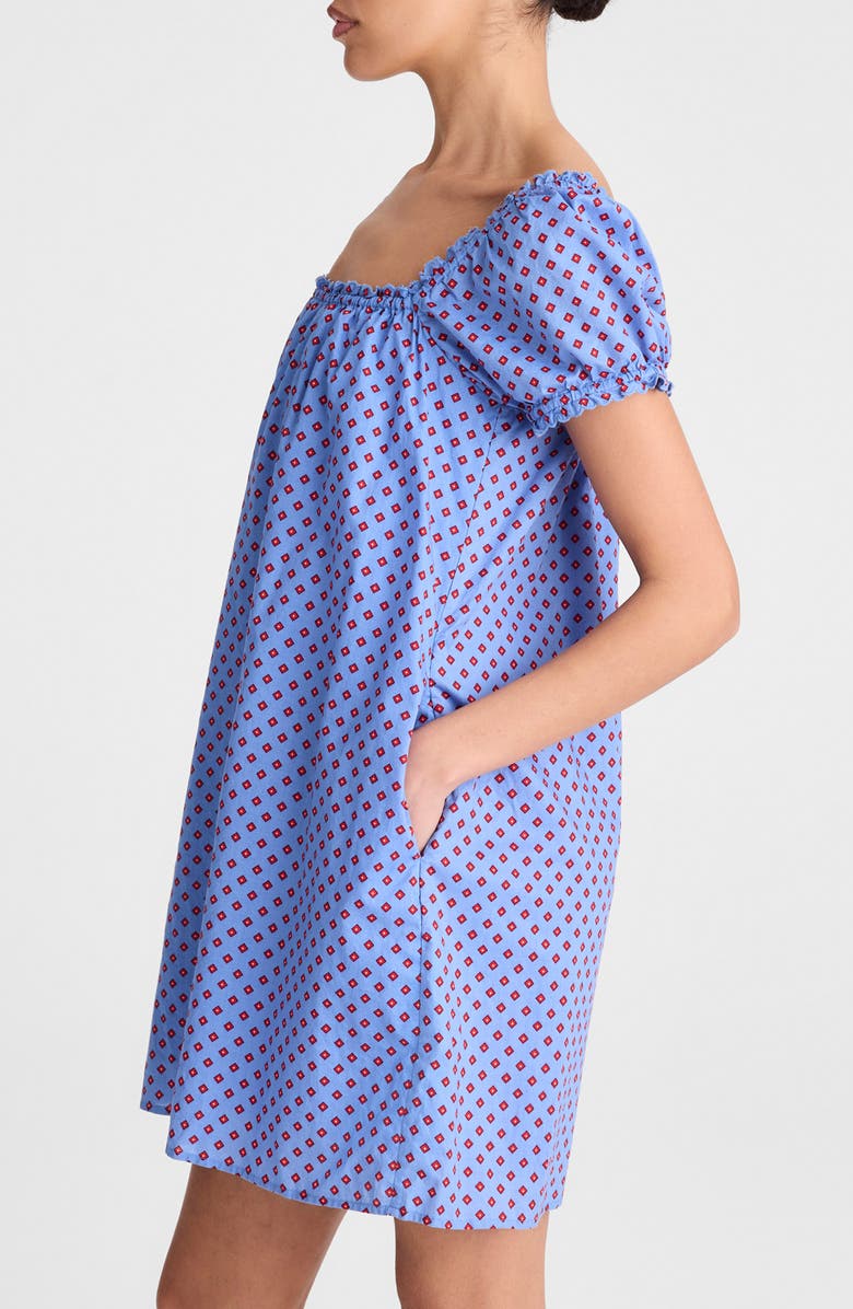 Madewell Chateau Minidress, Alternate, color, Calm Blue