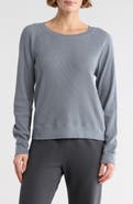 James Perse Relaxed Raglan Sleeve Cotton Pullover