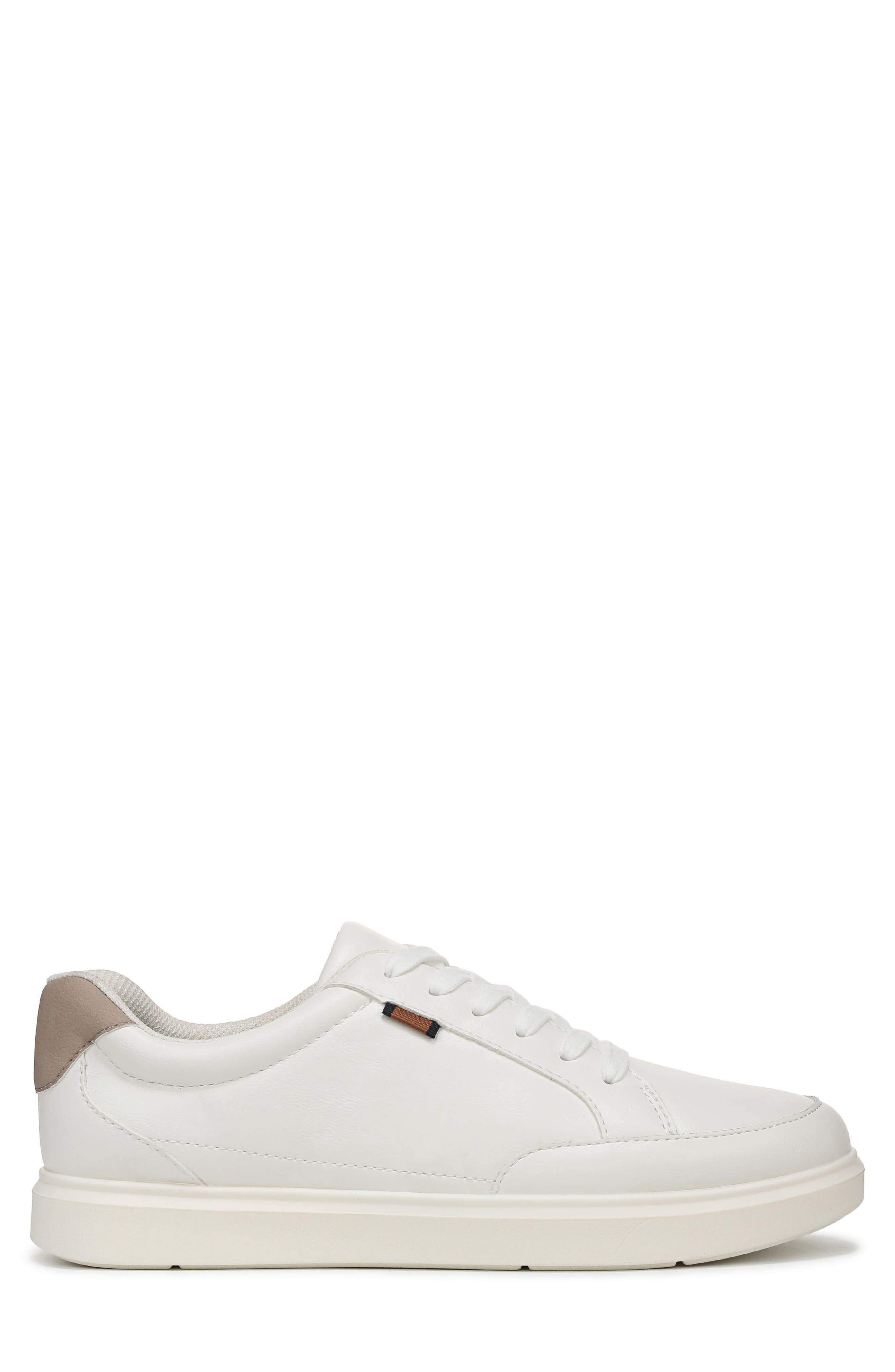 City Cloud Lace-Up Sneaker, Alternate, color, WHITE FAUX LEATHER