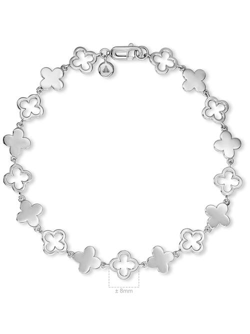 Devata Clover Chain Bracelet In Metallic