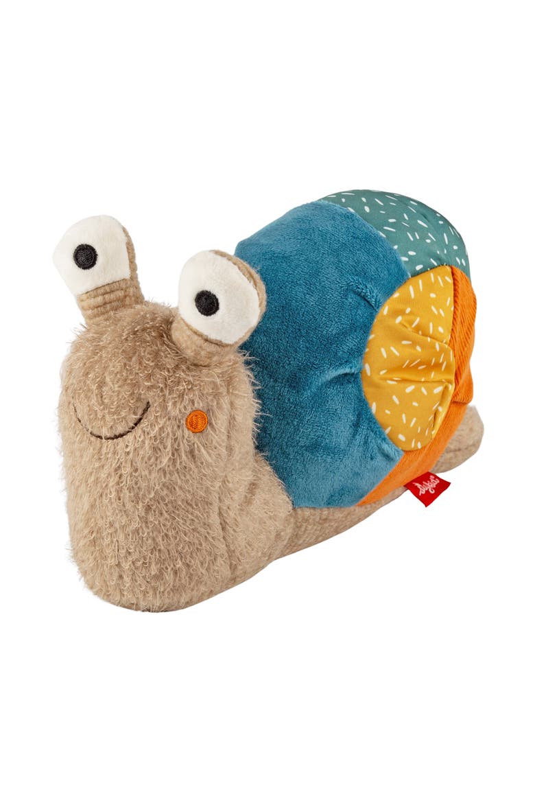 Patchwork Snail Plush Toy, Main, color, Multicolored