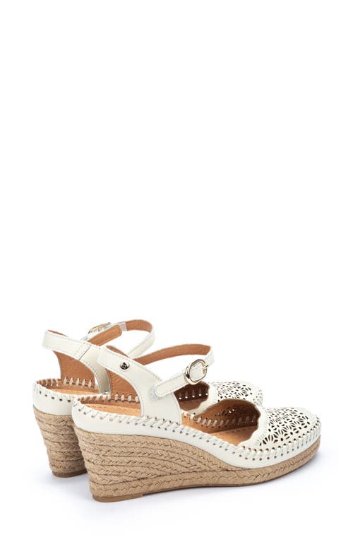 Pikolinos Vila Espadrille Wedge In Nata