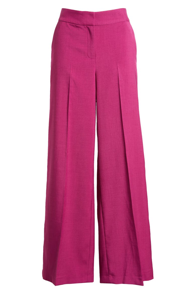 Wide Leg Pants, Alternate, color, WILD BERRY
