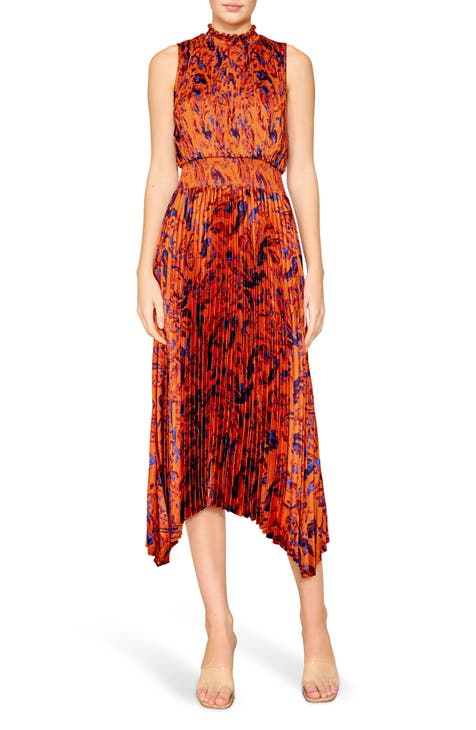 Women s Orange Dresses Under 100 Nordstrom