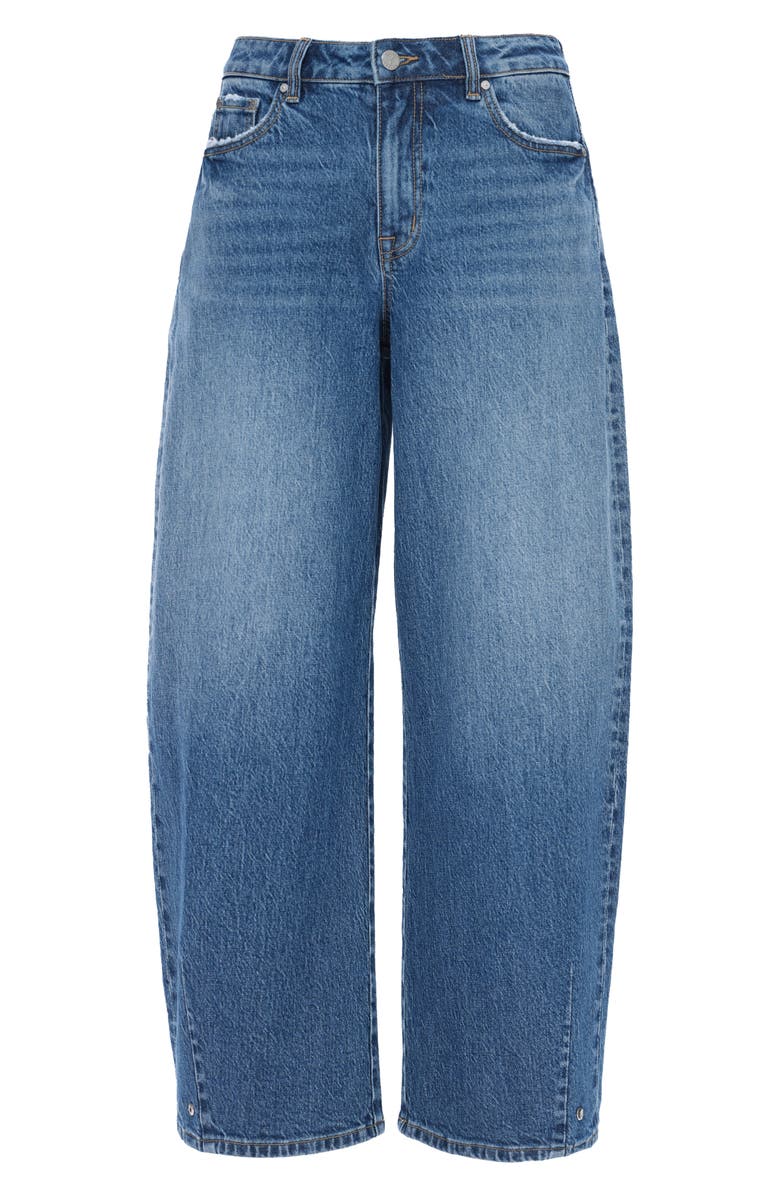 Bayeas Mid Rise Balloon Jeans, Alternate, color, Medium Blue