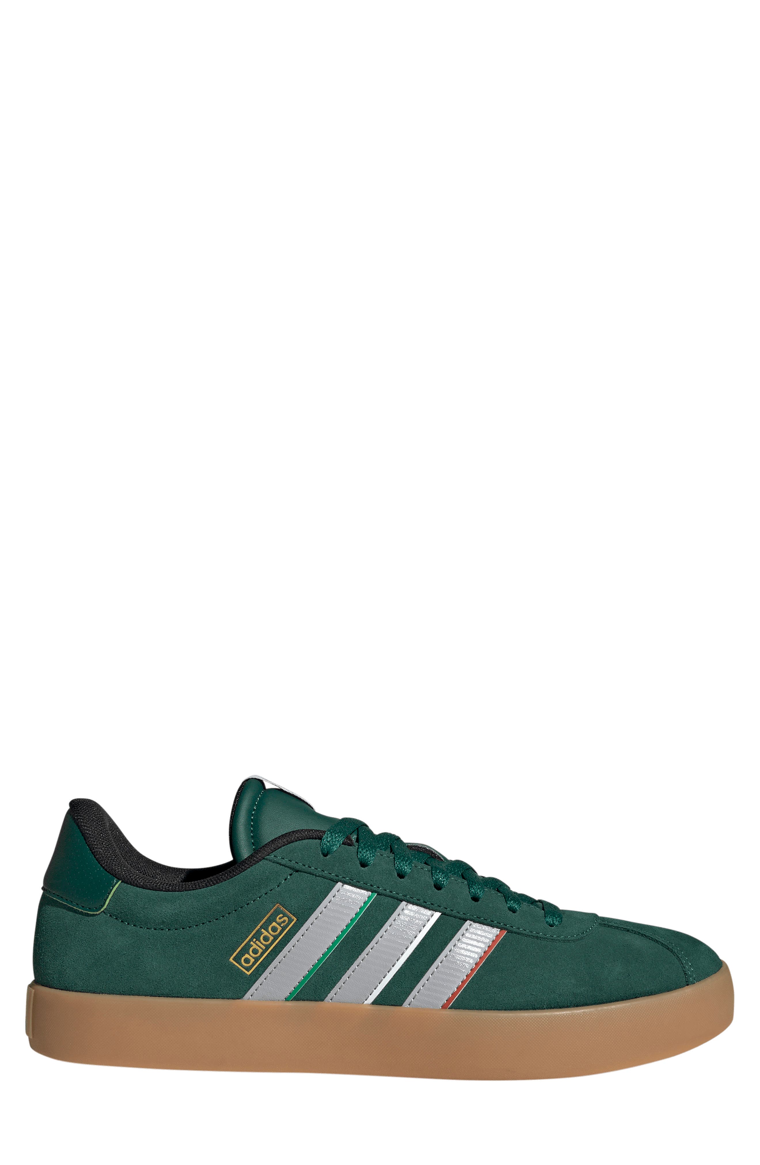 adidas VL Court 3.0 Sneaker, Alternate, color, Dark Green/ Grey / Ftwr White