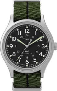 Timex® MK1 Automatic Webbing Strap Watch, 40mm